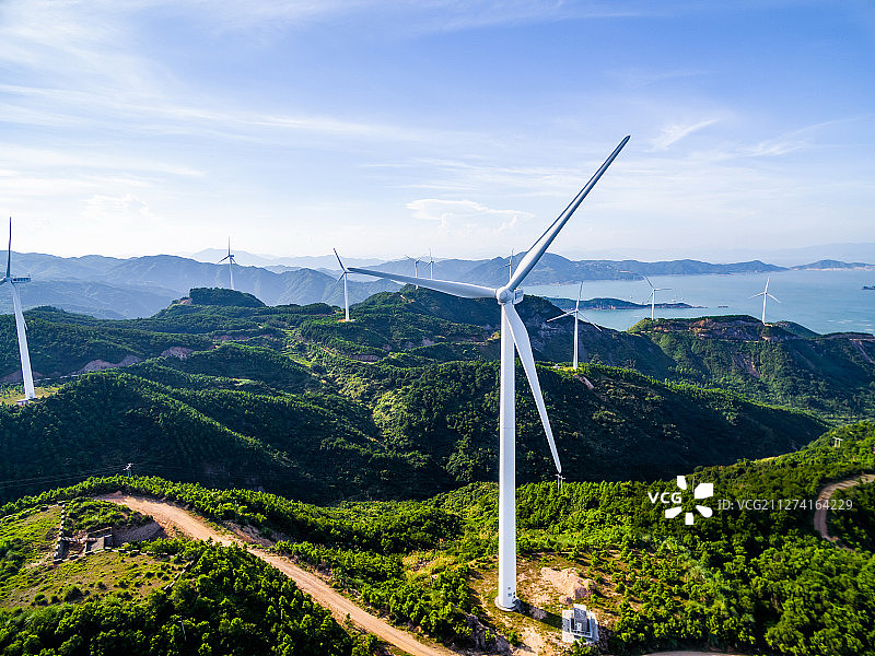 航拍福建霞浦大京海滩风光图片素材