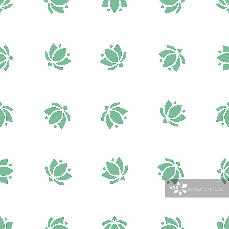 莲花图案无缝底纹图片素材