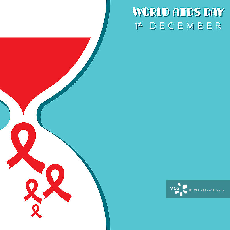 世界艾滋病日问候 - 12月1日图片素材