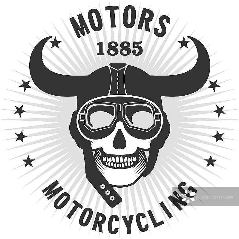 戴头盔的骷髅图片素材