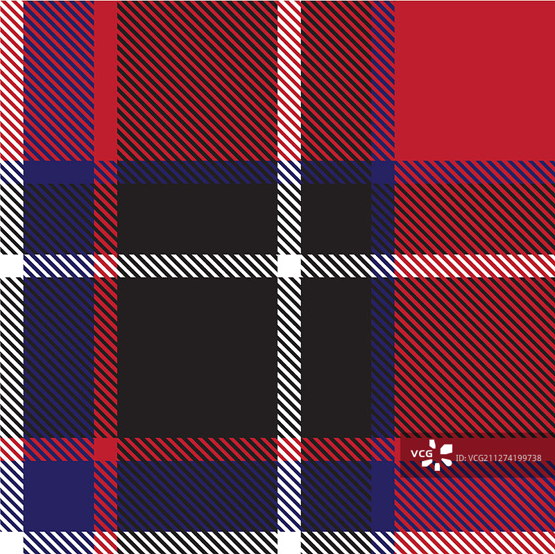 经典现代格子呢无缝格子图案图片素材