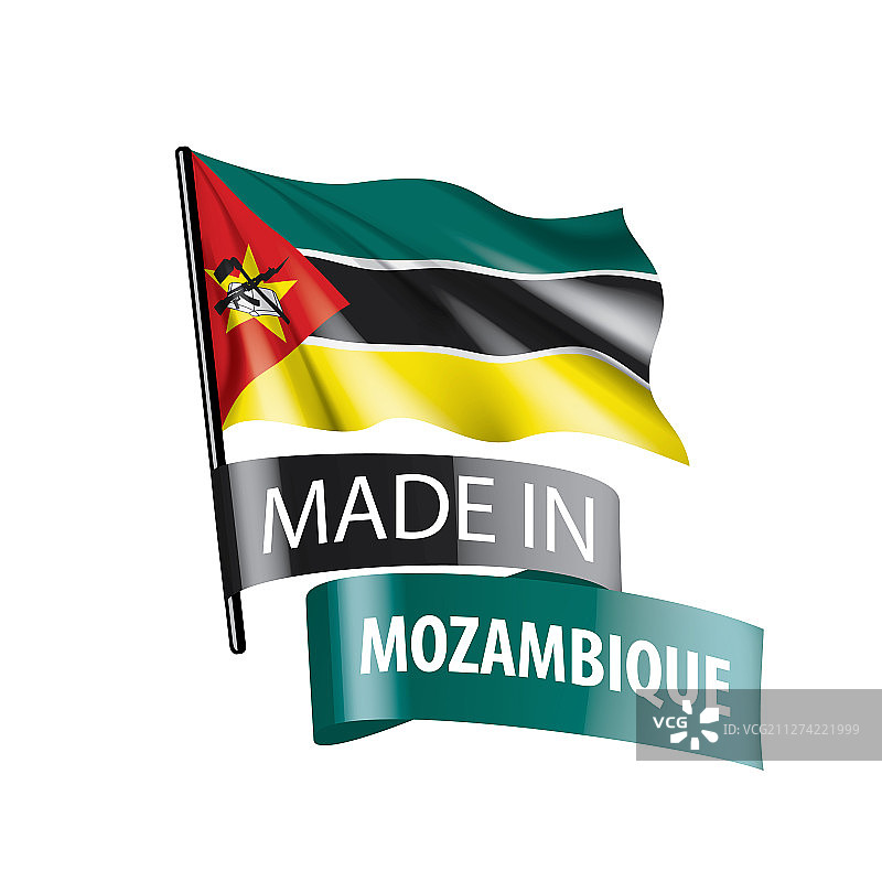莫桑比克国旗上的白色图片素材