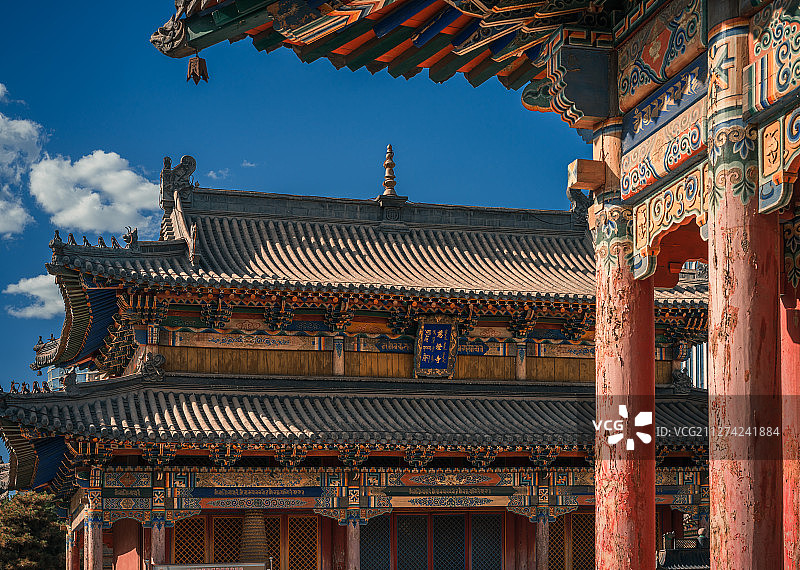 内蒙古呼和浩特大昭寺图片素材