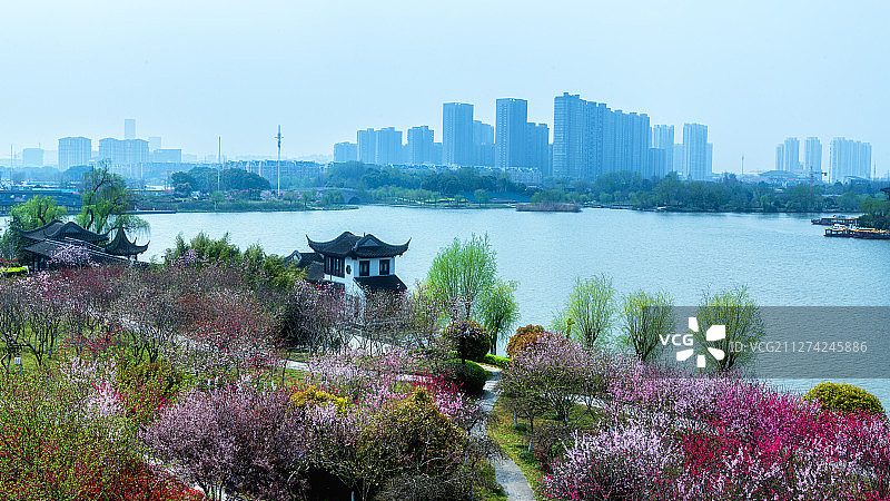 泰州凤城河风光图片素材