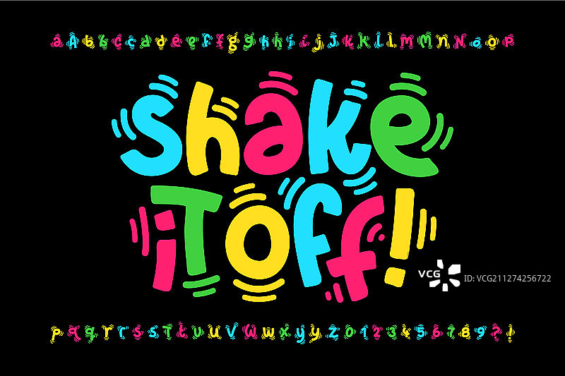 摇摆风格字体设计海报图片素材