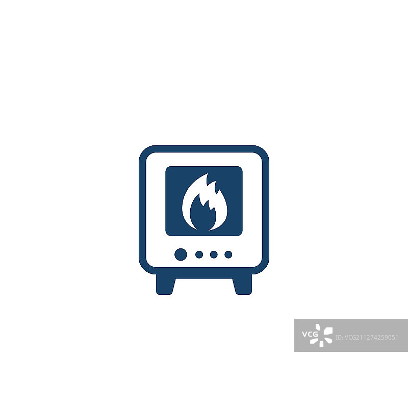 工业烤箱图标图片素材