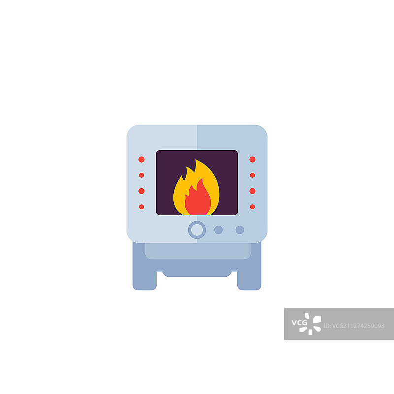 工业烤箱图标图片素材