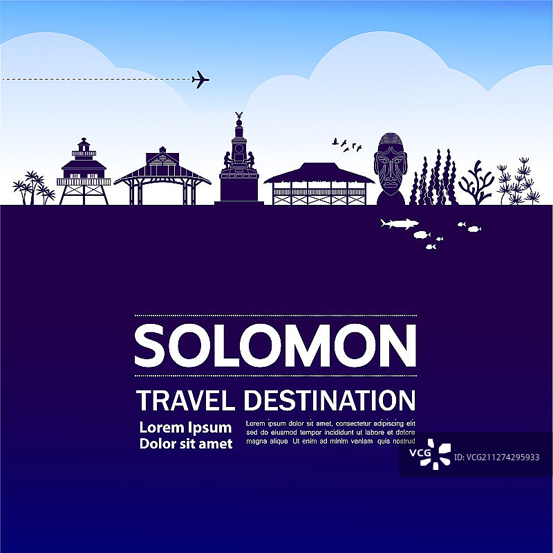 所罗门群岛旅游目的地图片素材