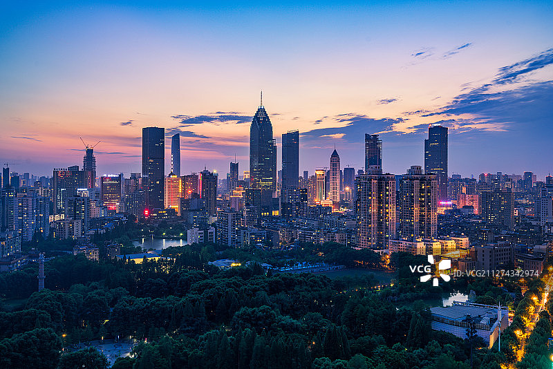 繁华的汉口图片素材