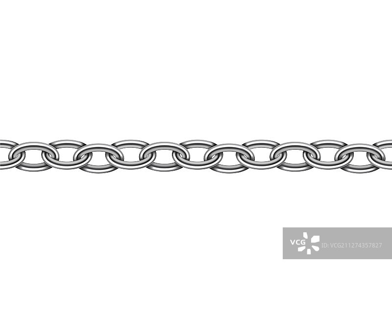 逼真金属链条无缝纹理银色图片素材
