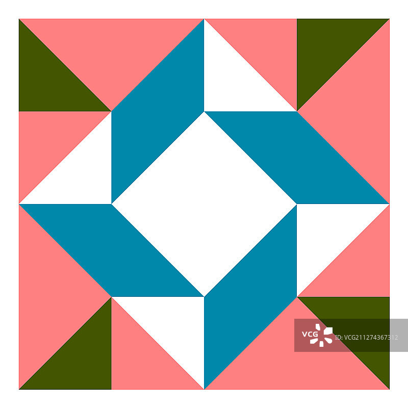 谷仓被图案拼布设计抽象图片素材