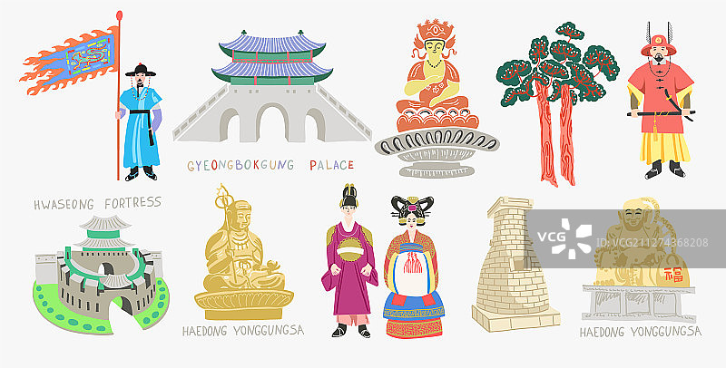 韩国旅游景点精选图片素材