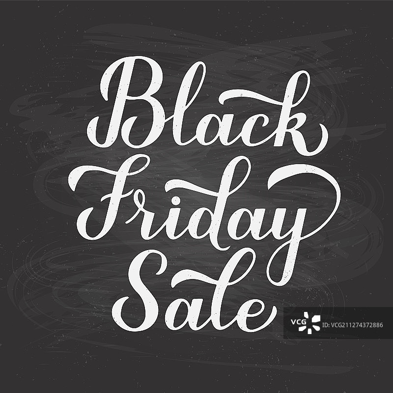 黑色星期五手写体书法设计图片素材