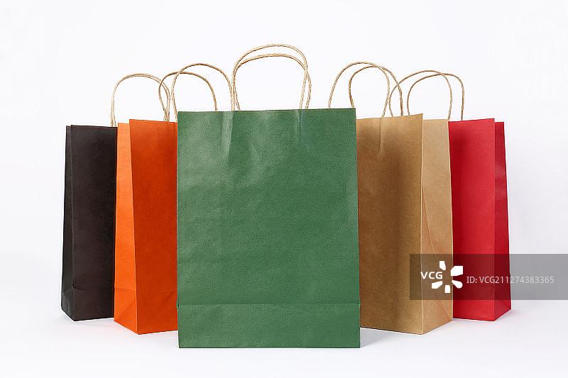 彩色的购物袋图片素材