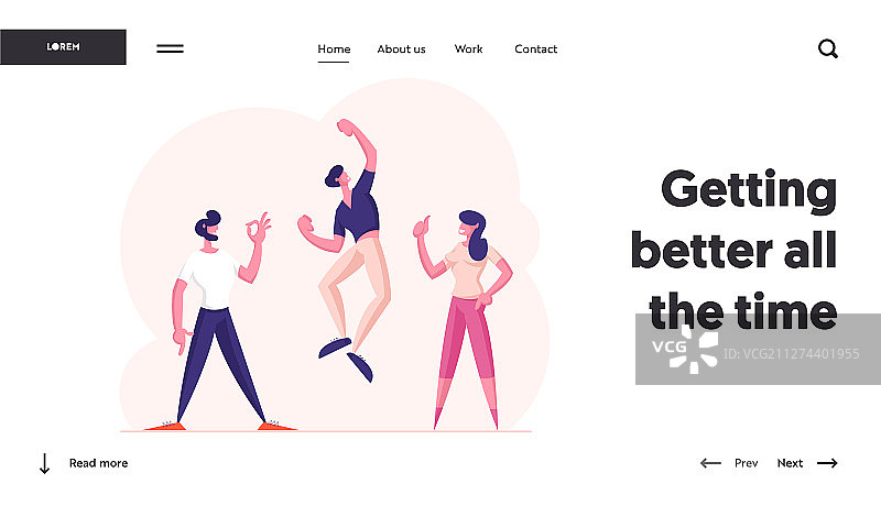 成功的获胜者或朋友团队庆祝图片素材