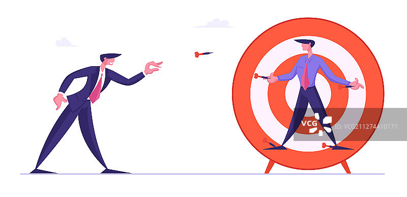 不公平竞争：职场欺凌概念图片素材