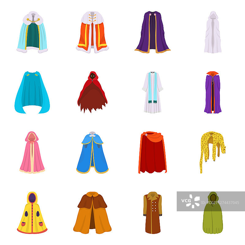 斗篷和服装标志图片素材