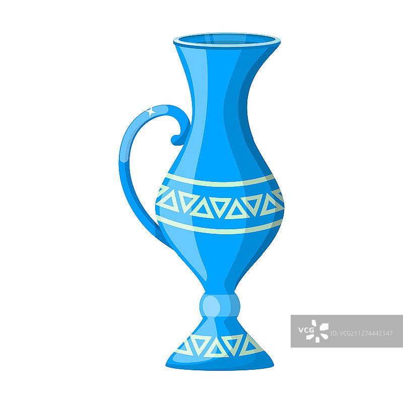 卡通陶瓷花瓶图标图片素材