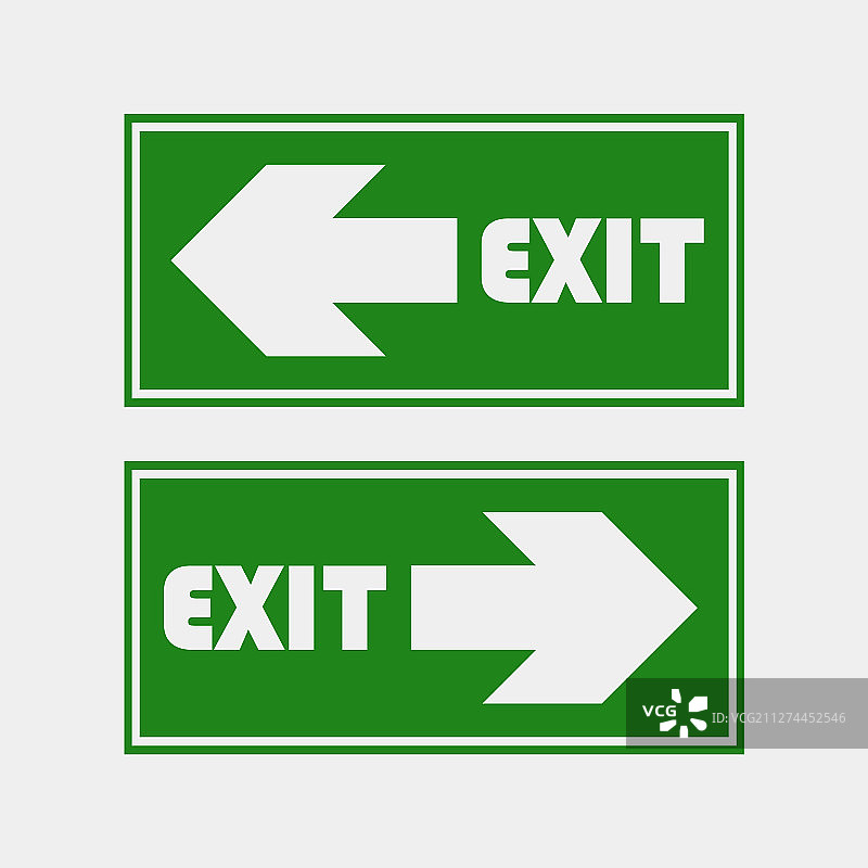 火灾危险疏散路线图标图片素材