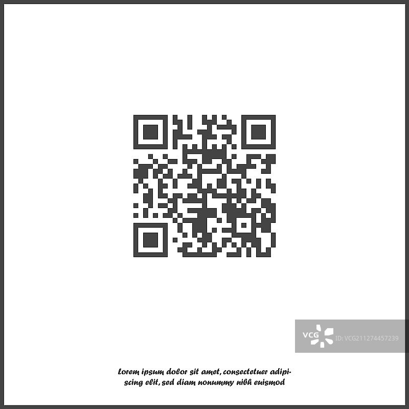 用于读取的二维码示例图像图片素材