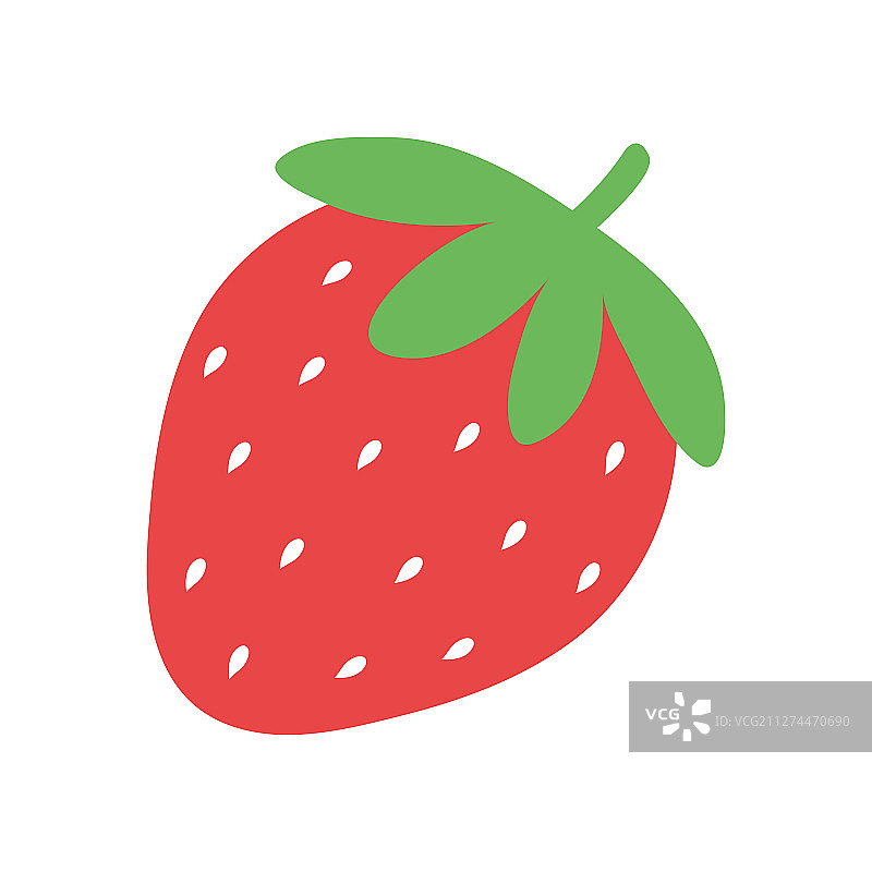 简单草莓图片素材