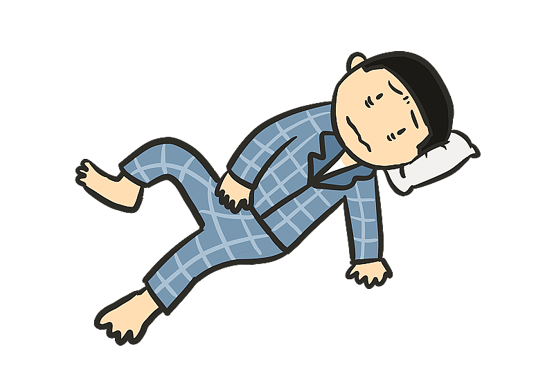元素：失眠小人图片素材