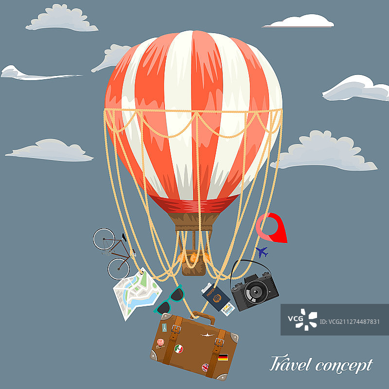 旅行概念广告模板广告版面图片素材