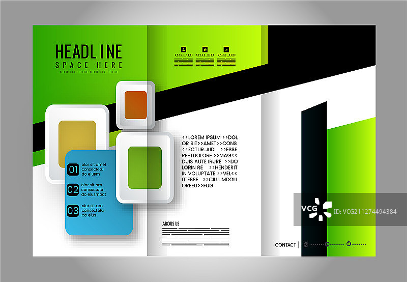 宣传册样机设计图片素材