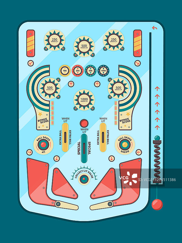 有趣的弹球机游戏图片素材