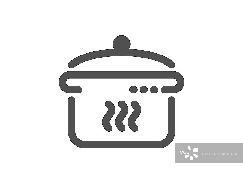 煮锅图标烹饪标志食物准备图片素材