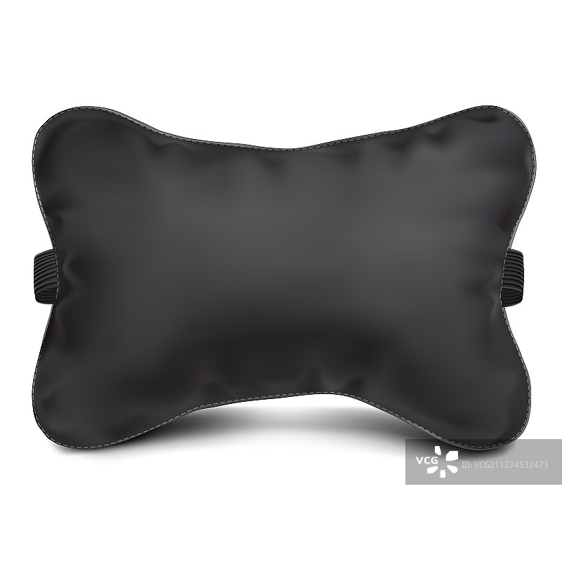 黑色汽车靠枕样机图片素材