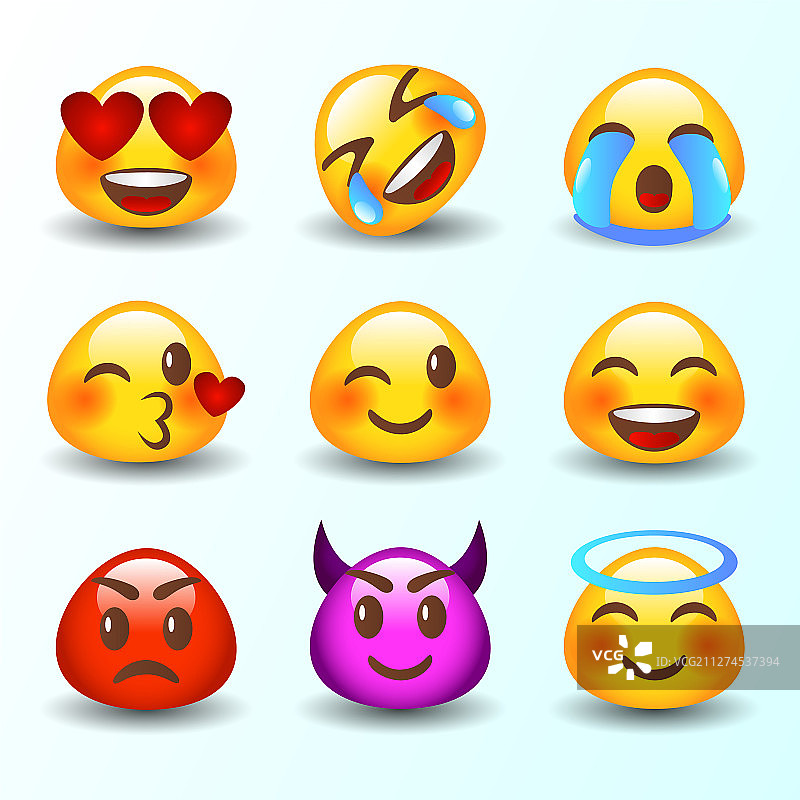 表情符号图案图片素材