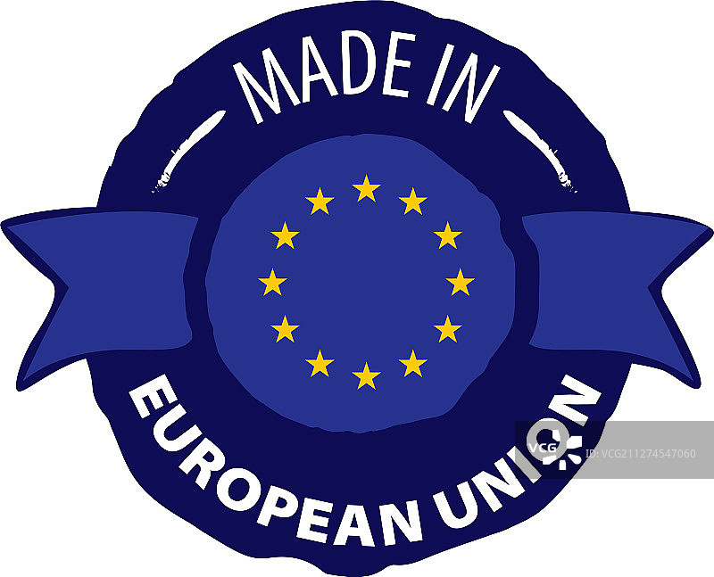 欧盟旗帜上图片素材