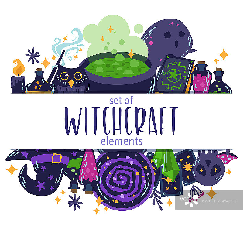 魔法巫术合成图片素材