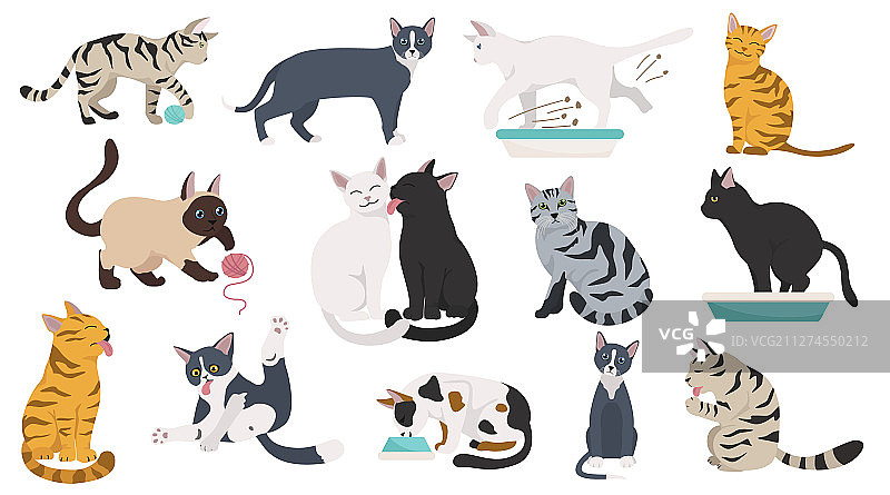卡通猫角色合集图片素材