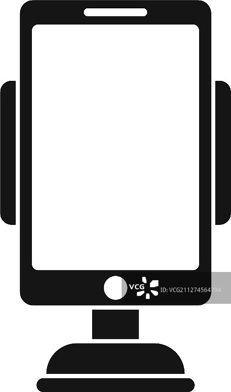 现代汽车手机支架图标简约风格图片素材