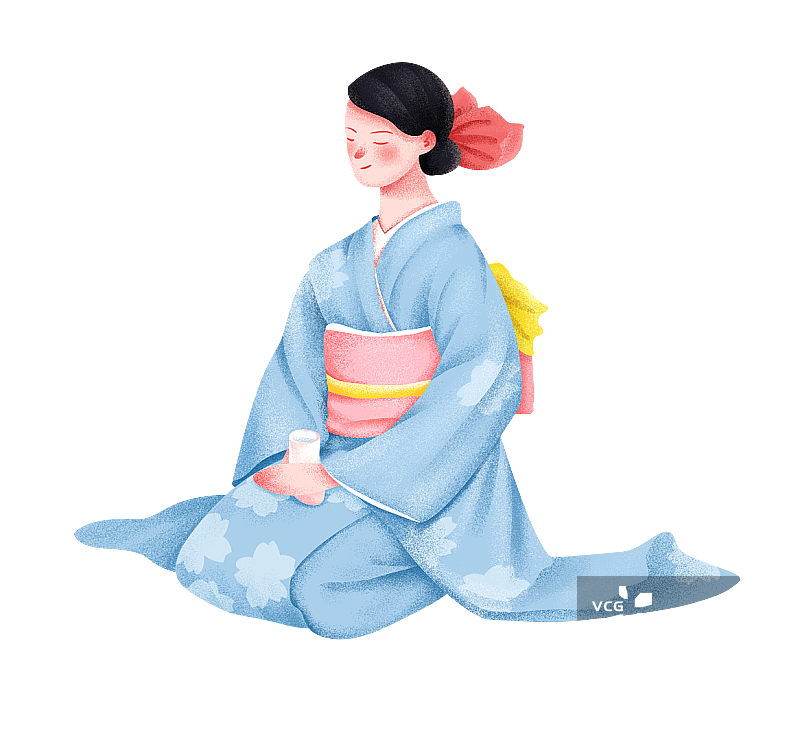 和服女孩图片素材