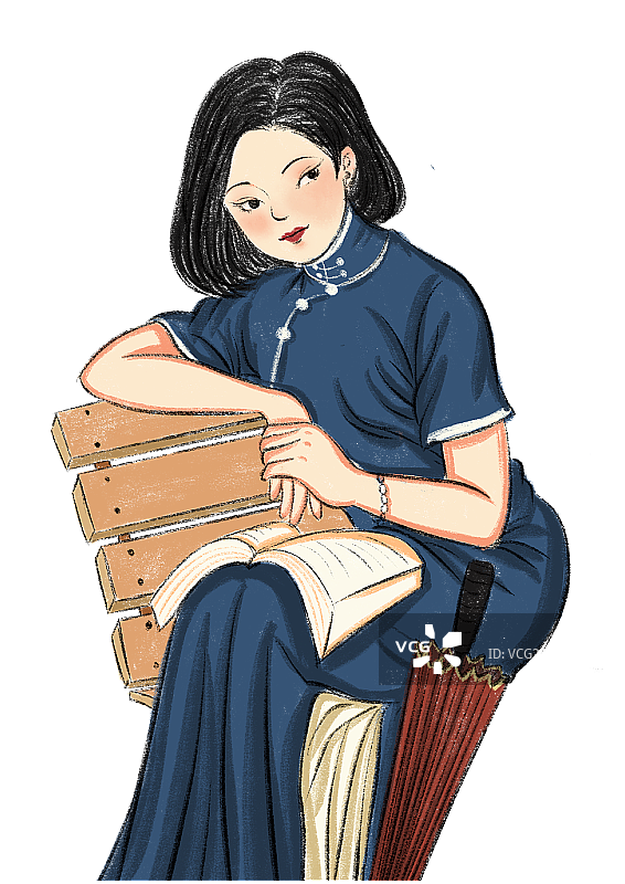 旗袍女子-19图片素材