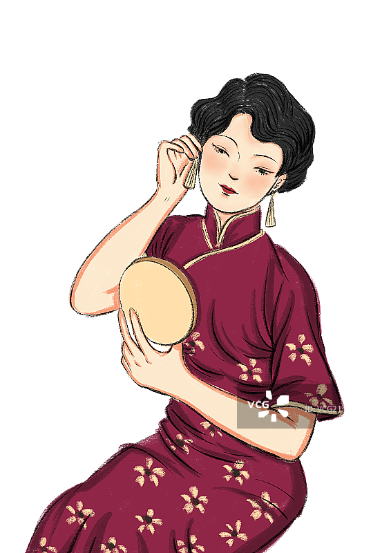 旗袍女子-20图片素材