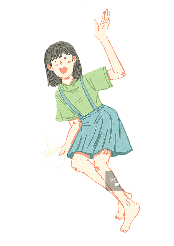 举着饮料的女生-2图片素材