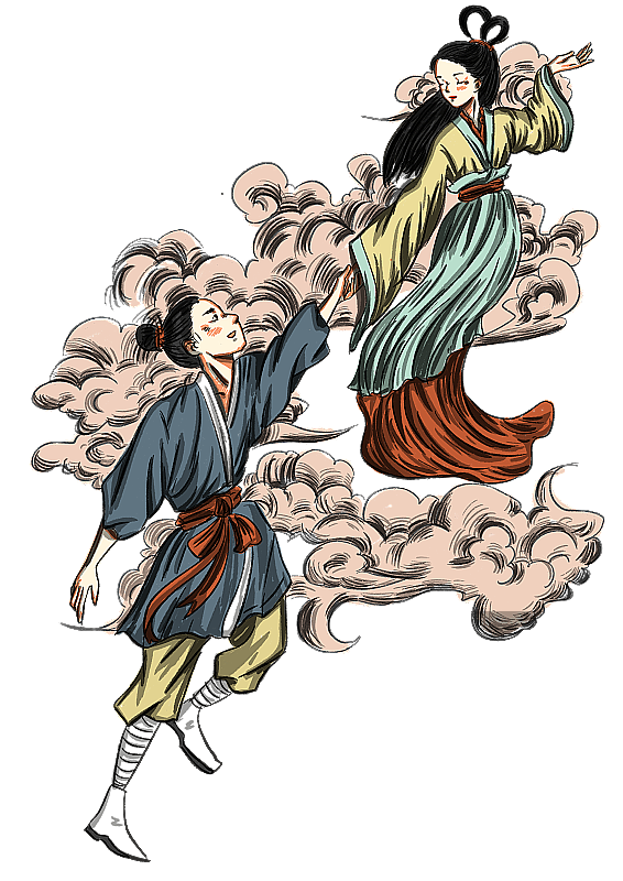 牛郎织女图片素材