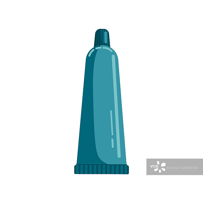 扁平风格牙膏管图片素材