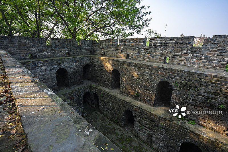 荆州古城墙图片素材