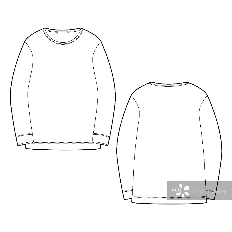 轮廓技术草图卫衣图片素材