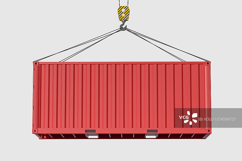 仓储与运输 工业感集装箱 三维渲染图片素材