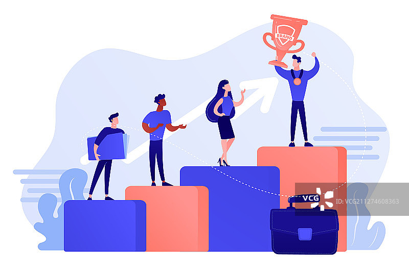 品牌竞争概念图片素材