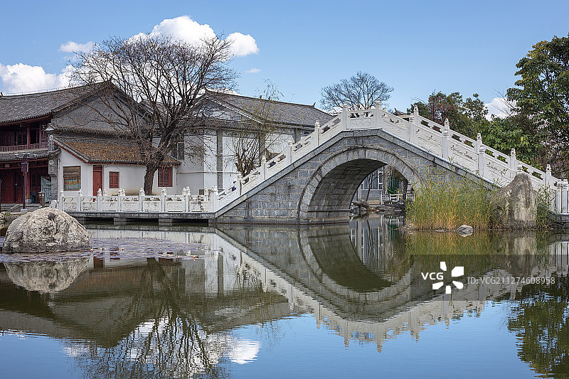 喜洲古镇拱桥图片素材