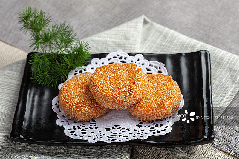 香煎南瓜饼图片素材