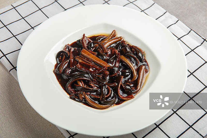 响油鳝丝图片素材