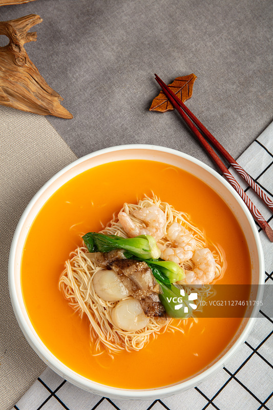 海鲜汤面图片素材